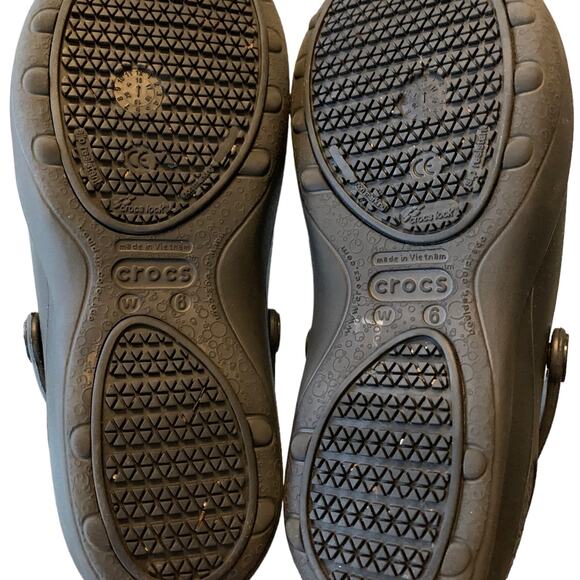 Crocs Women's Size 6 Bayaband Clog Black Leopard Print Design Everyday Sandal - Picture 3 of 10